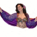 Turkish Vest with Lace Sleeves- Belly Dance Top