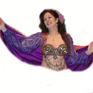 Turkish Vest with Lace Sleeves - Belly Dance Top